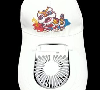 10527 Custom Blank Solar Fan Hat Cooling Baseball Cap With USB Charger