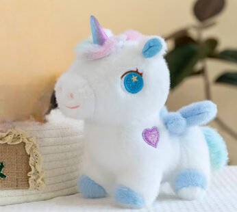 10632 Unicorn Teddy Bear Plush Stuffed Soft Toy for Girls/Babies Cuddly Soft Cute Toy 20 CM