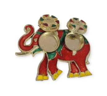 11361 Haldi Kumkum Colourful Cow Holder for Festival items
