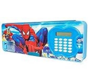6025 Magnetic Pencil Box With Calculator For Girls & Boys