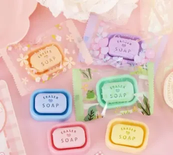 ER-6077 Gift Mini Bathing Cute Soap Erasers For Kids {Multicolor}