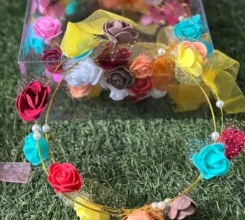 5099 (12 pcs) Flower Moti Tiyara