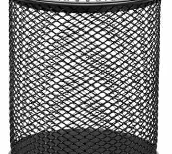 10352 Round Mesh Metal Pen Stand, Pencil Stand, Table Desk, Pen Holder Organizer Stand Cup Desk Office Home Accessories