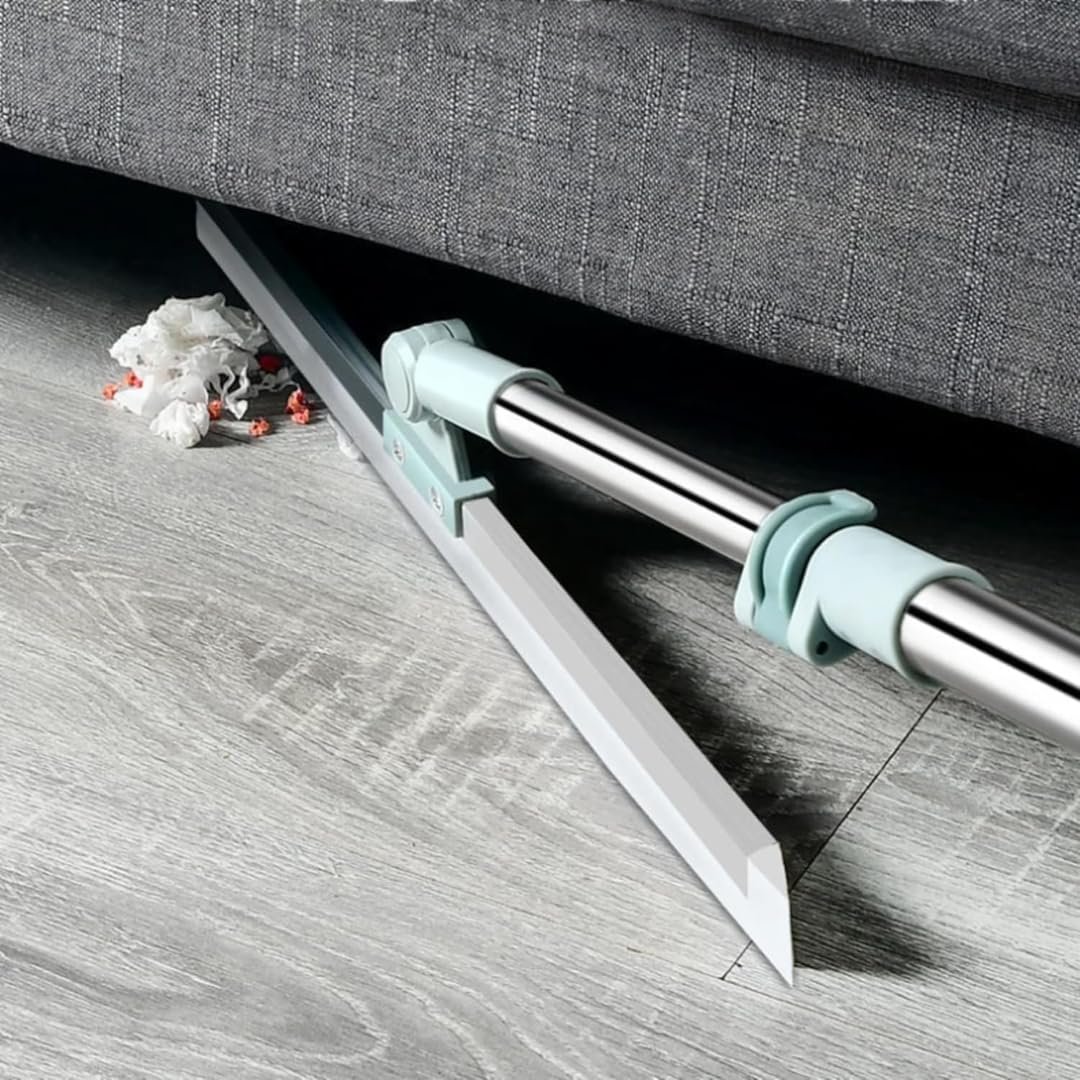 20145 Magic Broom Sweeper with Extendable Handle , Silicone Floor Wiper for Wet and Dry Cleaning - Image 2